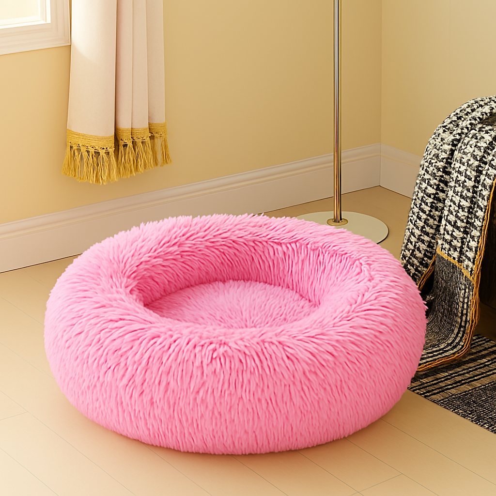 CozyNest™ Plush Dog & Cat Bed