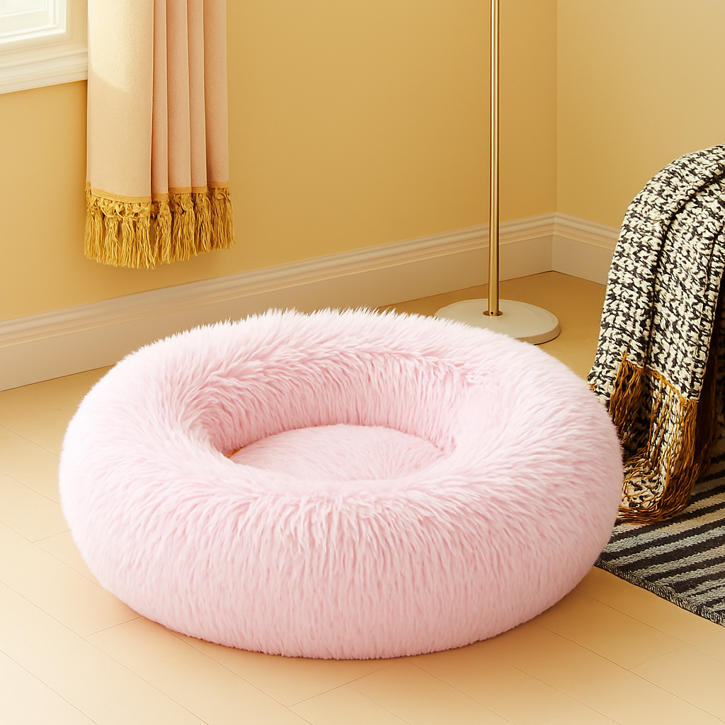 CozyNest™ Plush Dog & Cat Bed