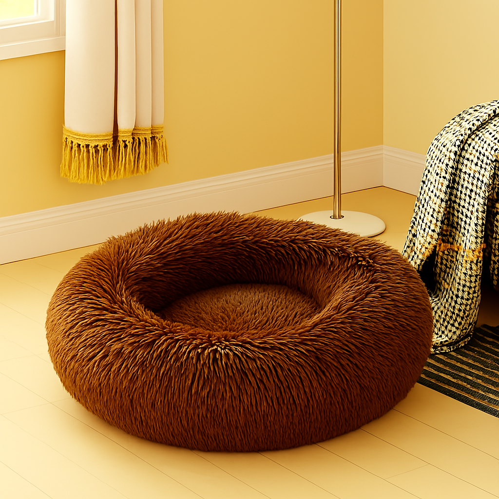 CozyNest™ Plush Dog & Cat Bed