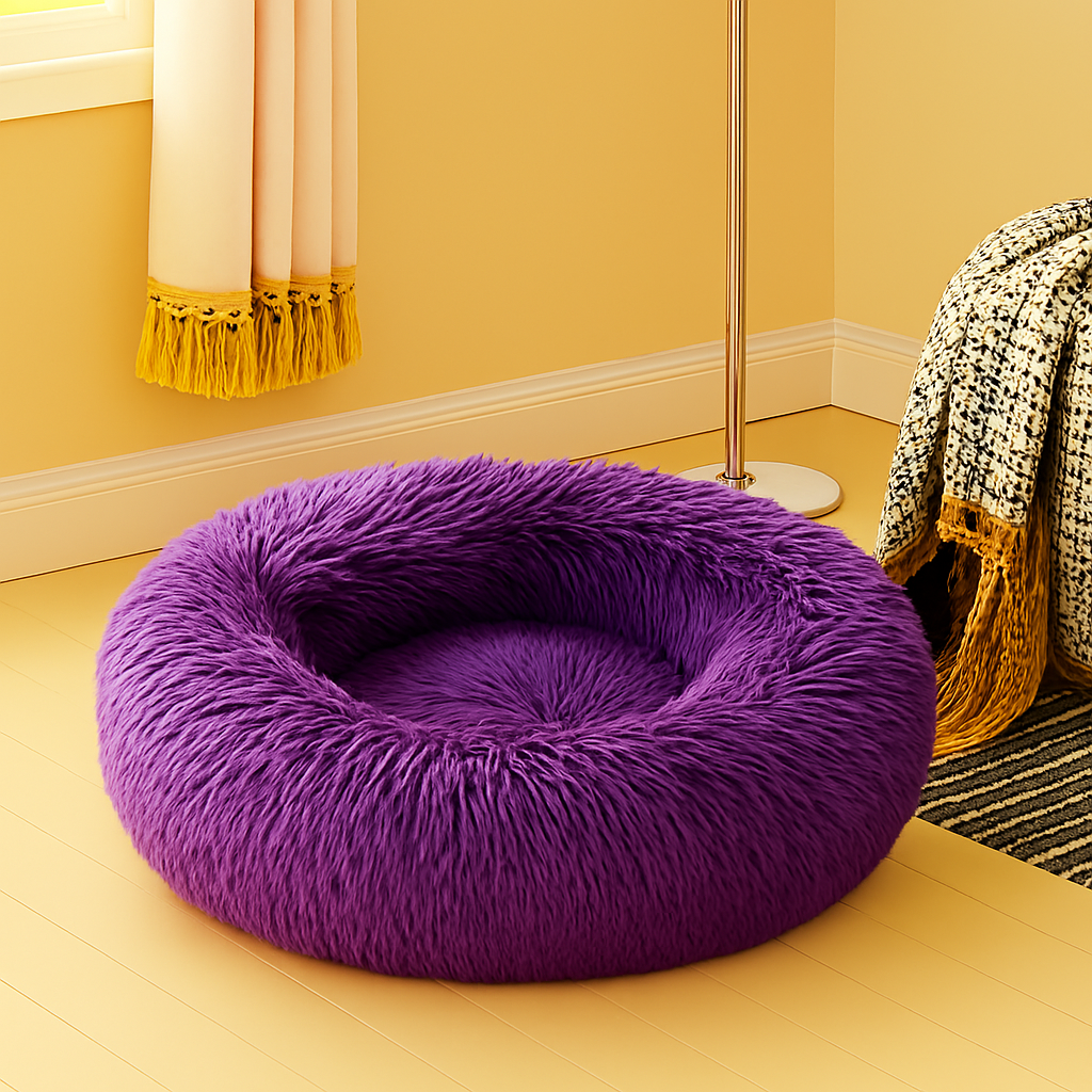 CozyNest™ Plush Dog & Cat Bed