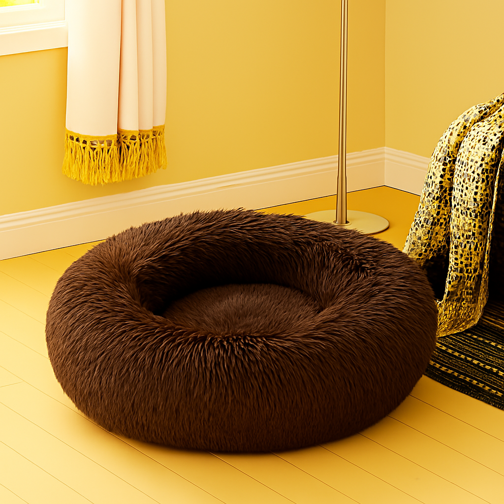 CozyNest™ Plush Dog & Cat Bed