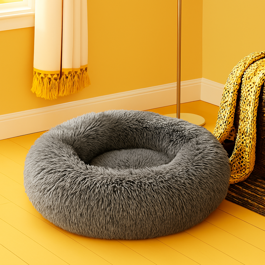 CozyNest™ Plush Dog & Cat Bed