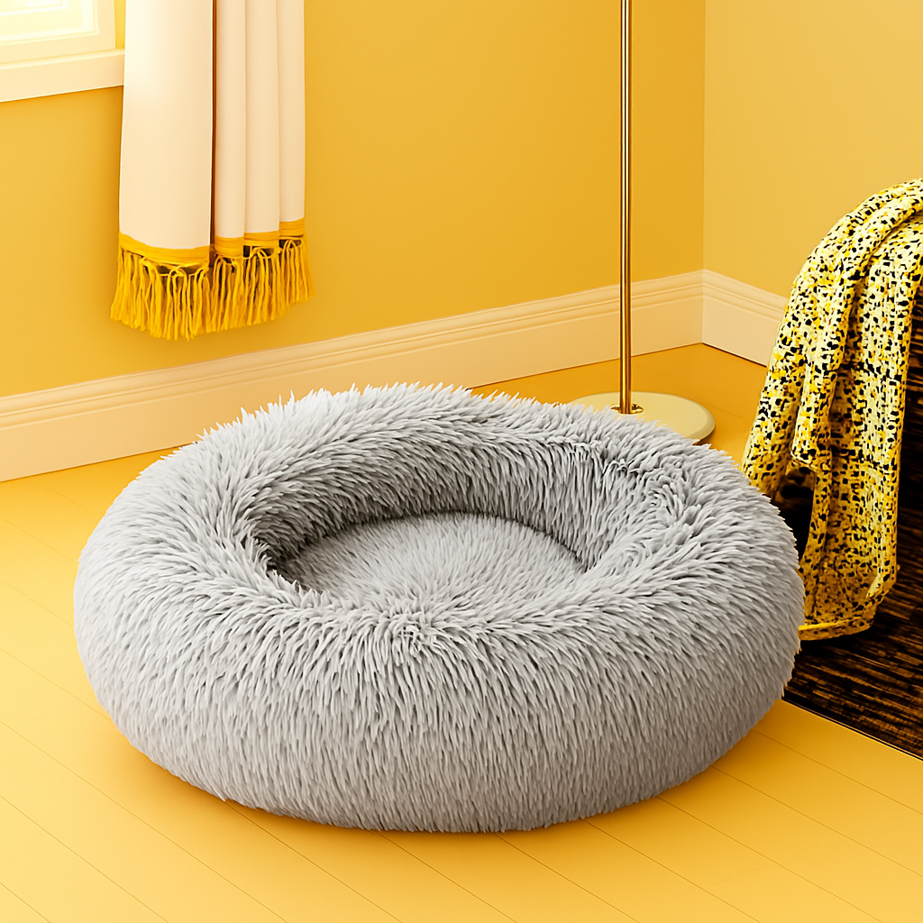 CozyNest™ Plush Dog & Cat Bed