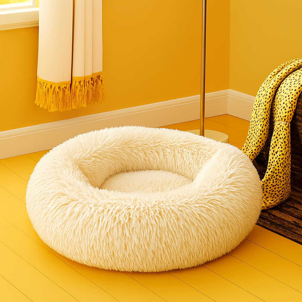 CozyNest™ Plush Dog & Cat Bed