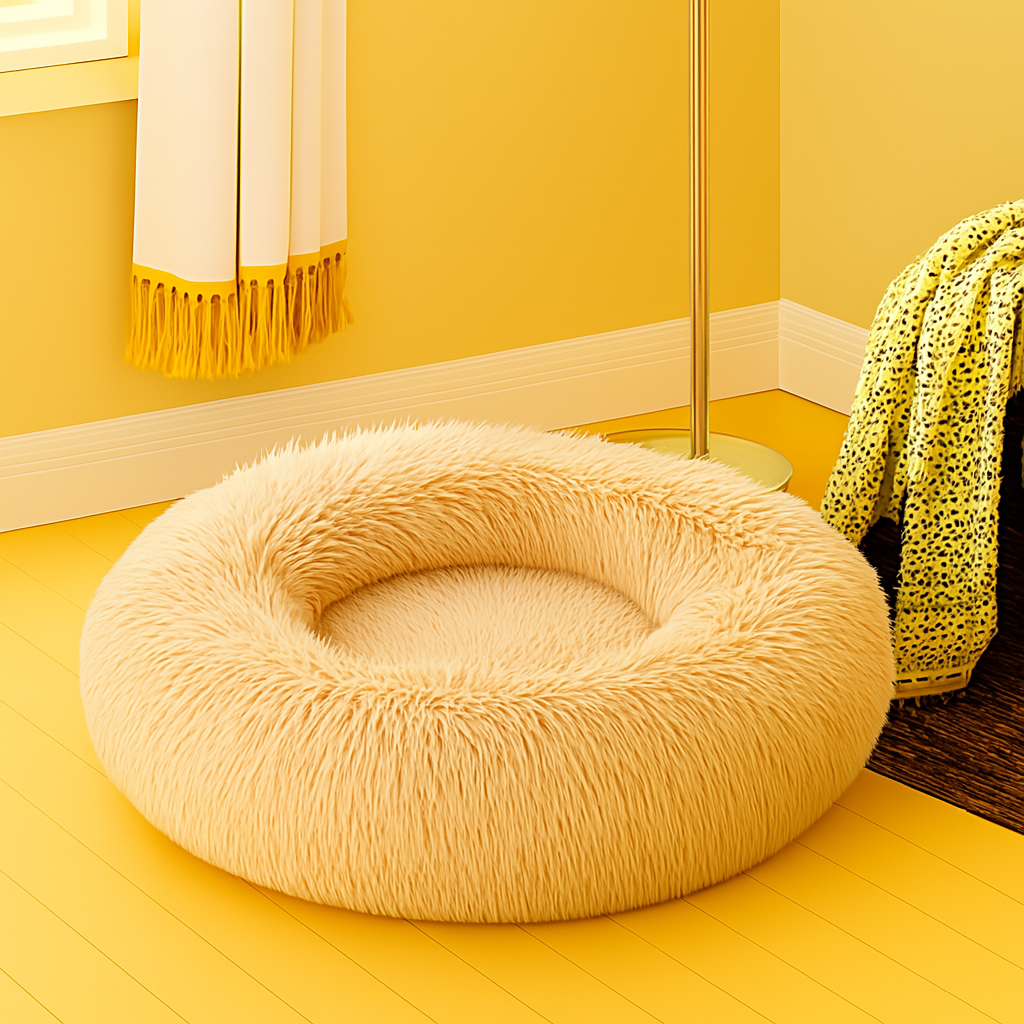 CozyNest™ Plush Dog & Cat Bed