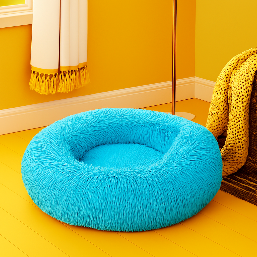 CozyNest™ Plush Dog & Cat Bed