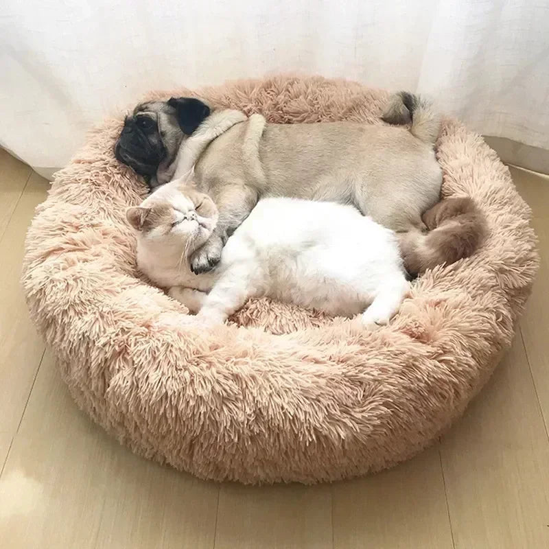 CozyNest™ Plush Dog & Cat Bed