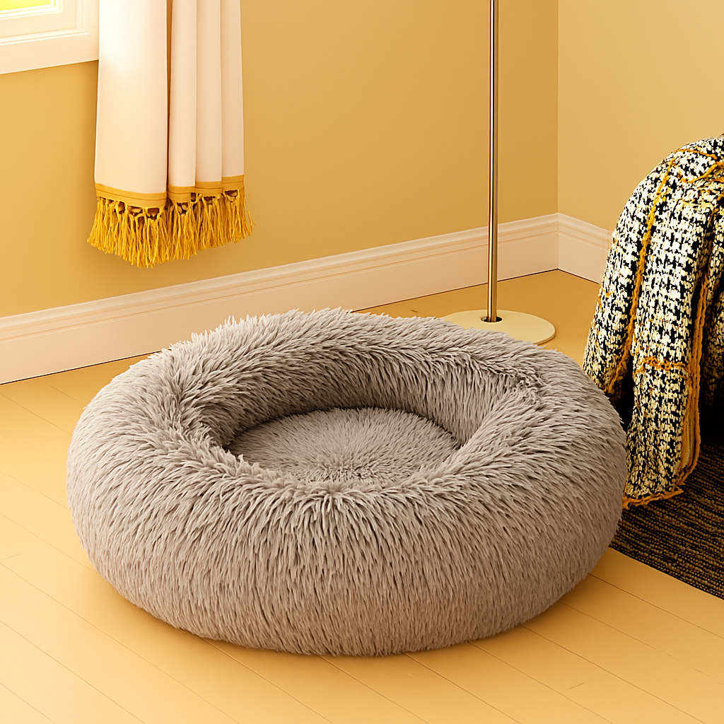 CozyNest™ Plush Dog & Cat Bed