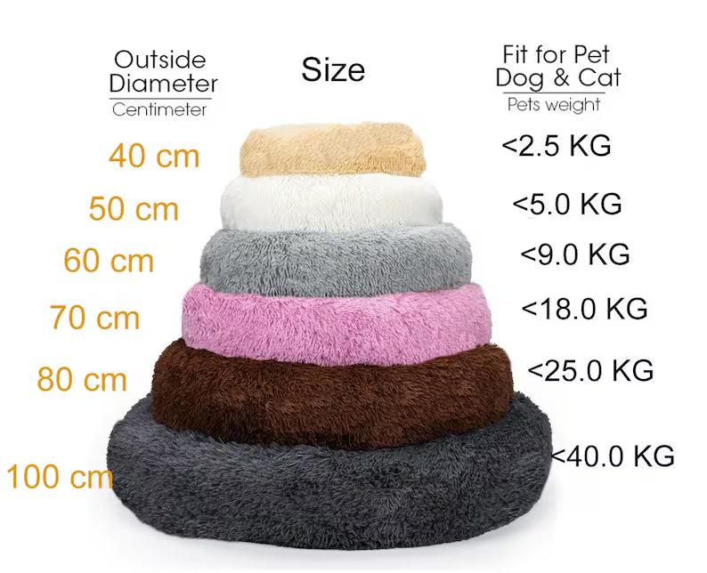 CozyNest™ Plush Dog & Cat Bed