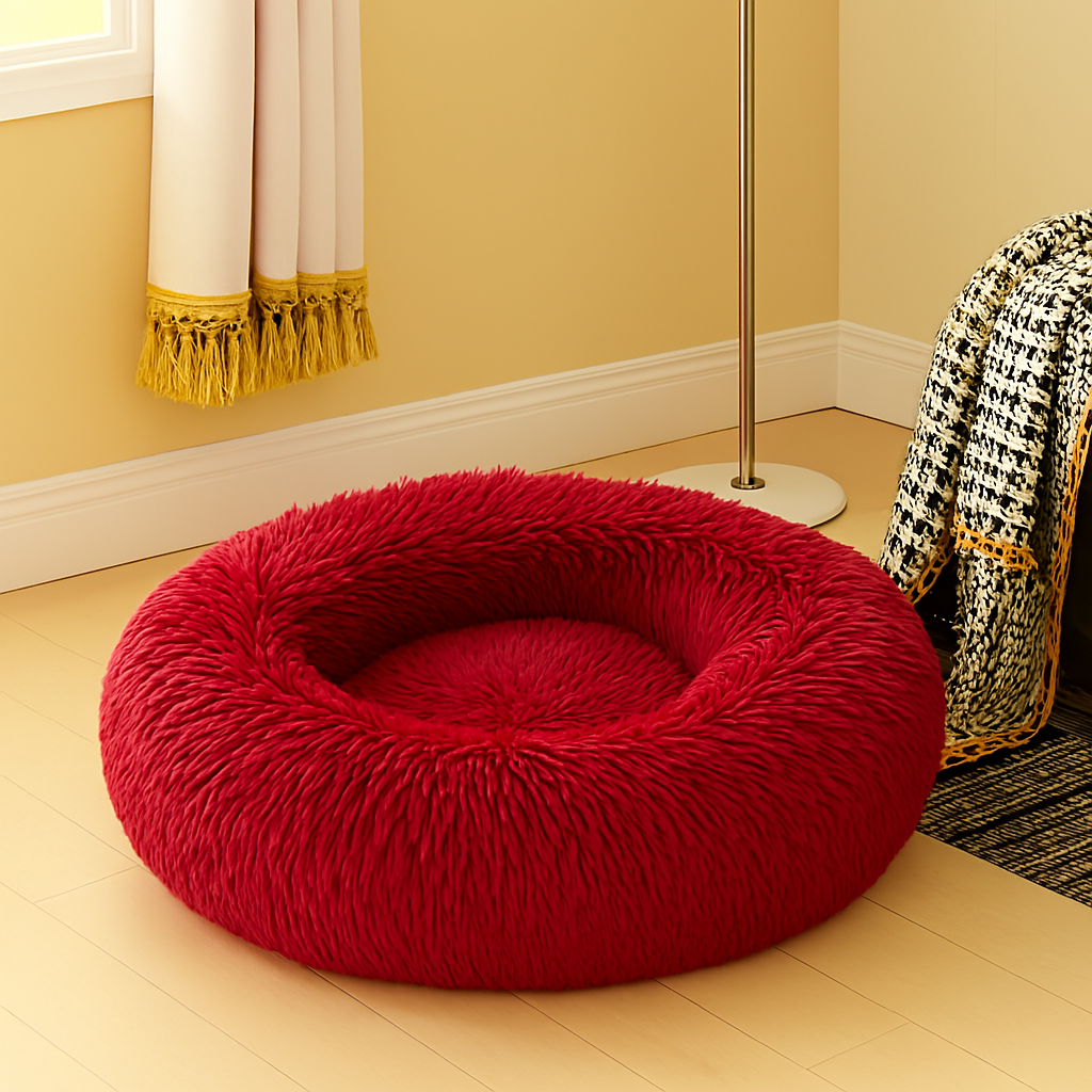 CozyNest™ Plush Dog & Cat Bed